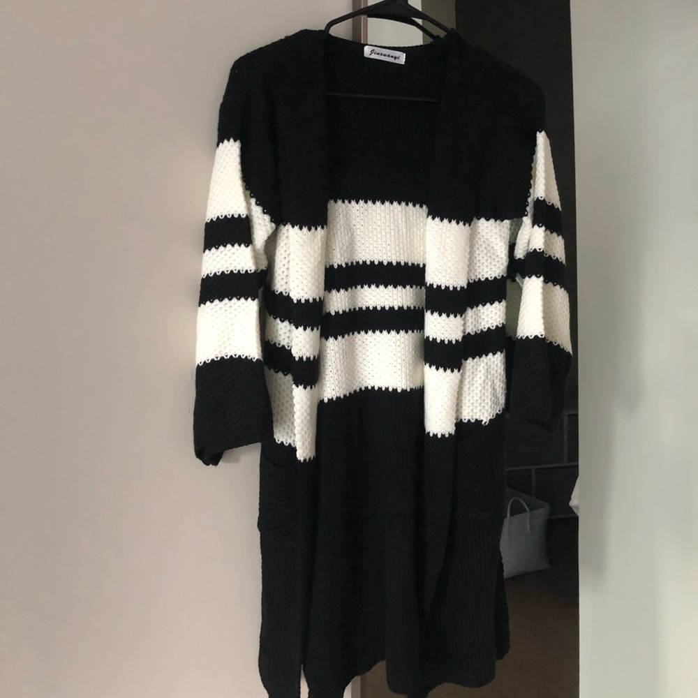 Stripe Knit cardigan